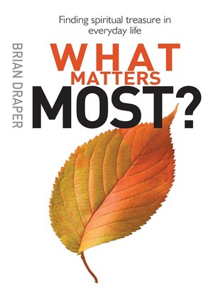 cover image of What Matters Most